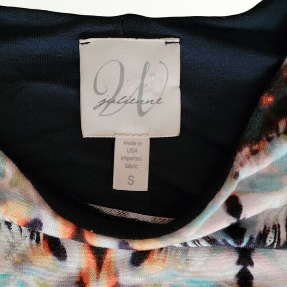 Julienne W Bodycon Blue with Art Deco Design Small - Picture 4 of 5